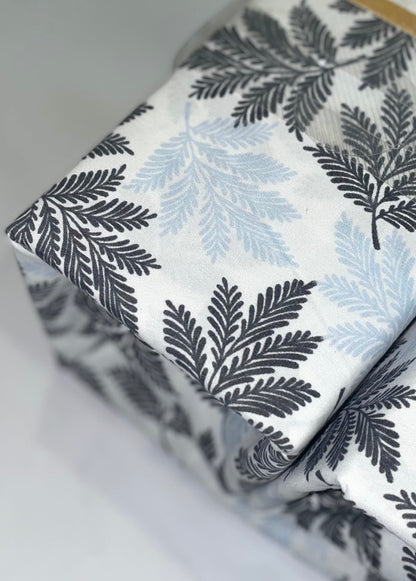 Monochrome Leaf Whispers